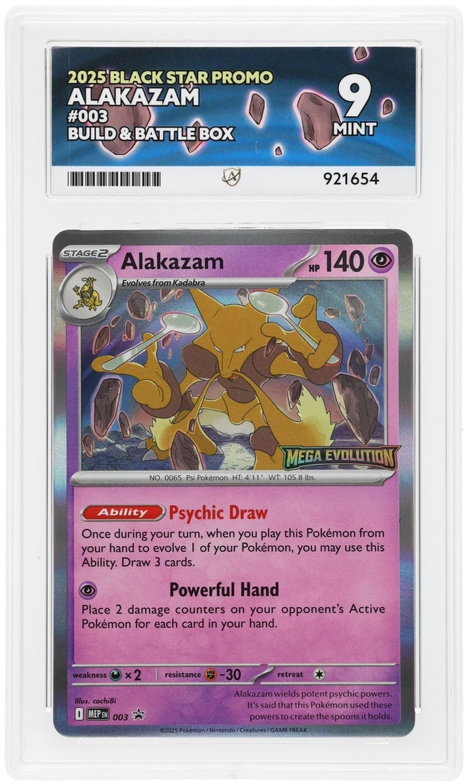 Alakazam - Black Star Promo - 003 - Build & Battle Box ACE 9