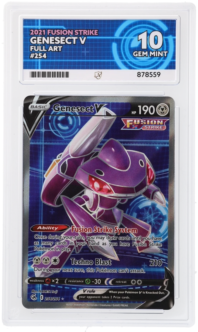 GENESECT V FULL ART 254/264 FUSION STRIKE ACE 10