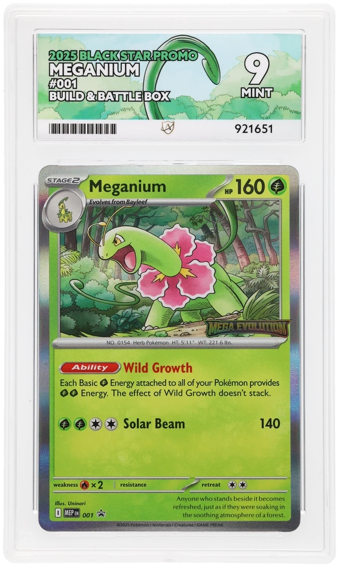 Meganium - Black Star Promo - 001 - Build & Battle Box ACE 9