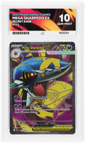 MEGA SHARPEDO EX SECRET RARE 113/094 PHANTASMAL FLAMES ACE 10